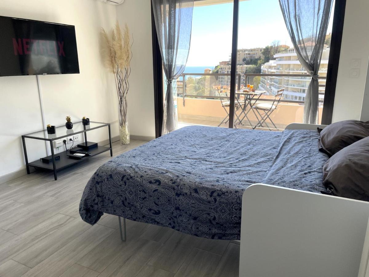 New Studio, Piscine Et Vue Mer • Proche De Monaco Beausoleil Buitenkant foto