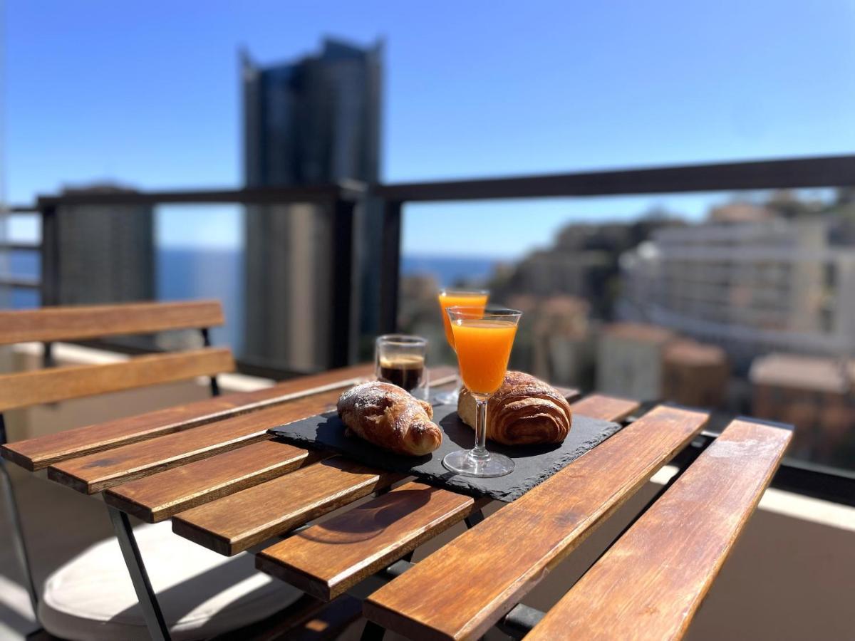 New Studio, Piscine Et Vue Mer • Proche De Monaco Beausoleil Buitenkant foto